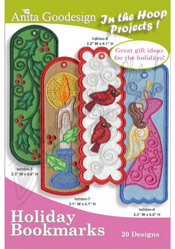 Used Embroidery Machines For Sale >> Anita Goodesign PJs In the Hoop Holiday Bookmarks 24AGPJ Used Embroidery Machines For Sale >> Anita Goodesign PJs In the Hoop Holiday Bookmarks 24AGPJ