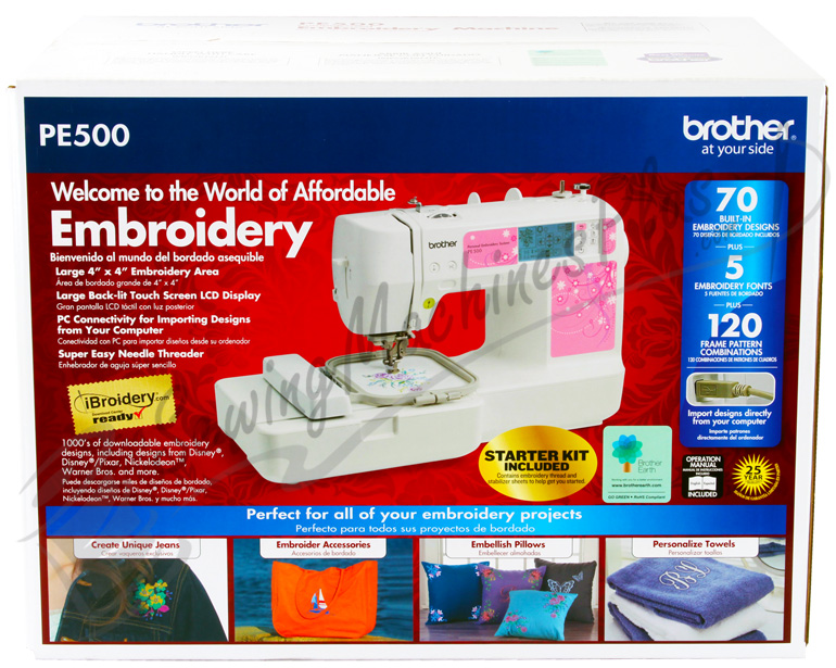 Brother PE500 Embroidery Machine (Professionally Refurbished) eBay