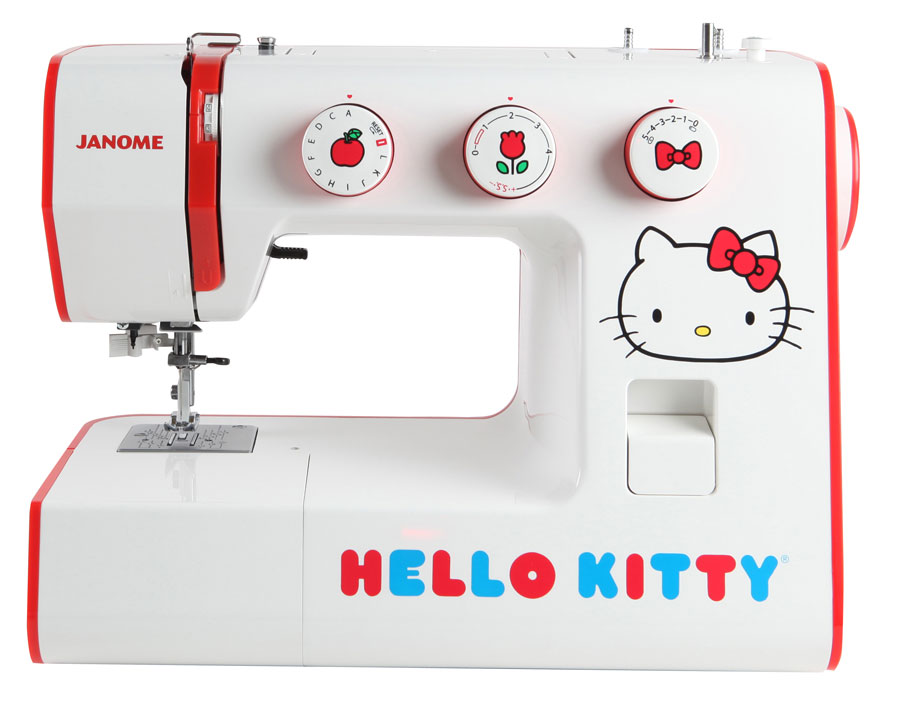 how to thread janome hello kitty sewing machine