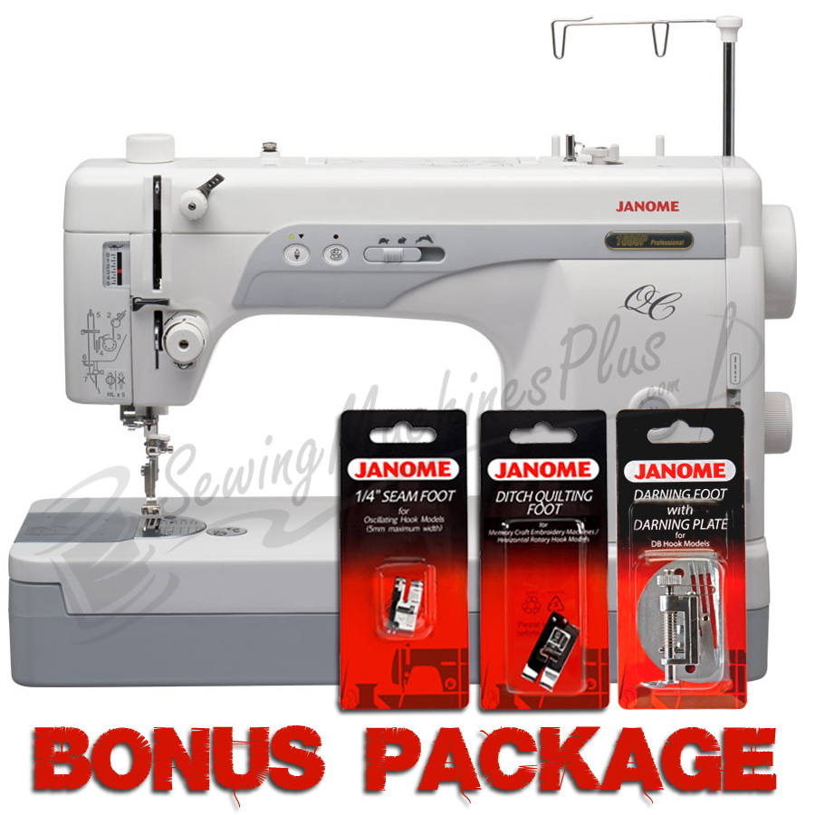 Janome 1600PQC Highspeed StraightStitch Machine & FREE BONUS