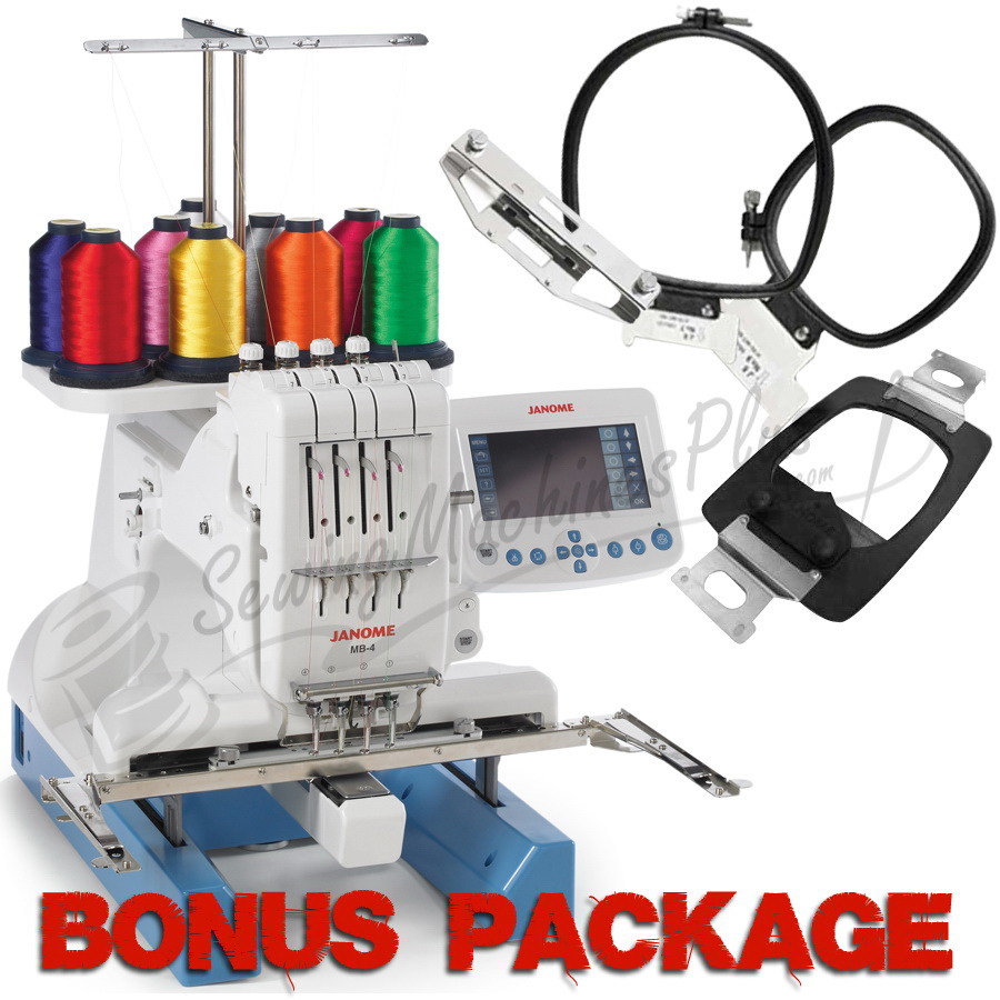 Janome MB4 FourNeedle Embroidery Machine