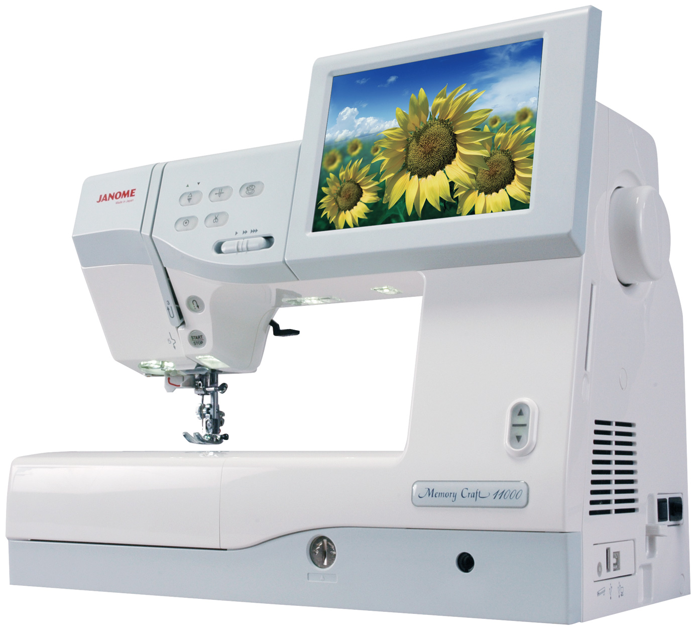 Janome Memory Craft 11000 Embroidery and Sewing Machine with Special