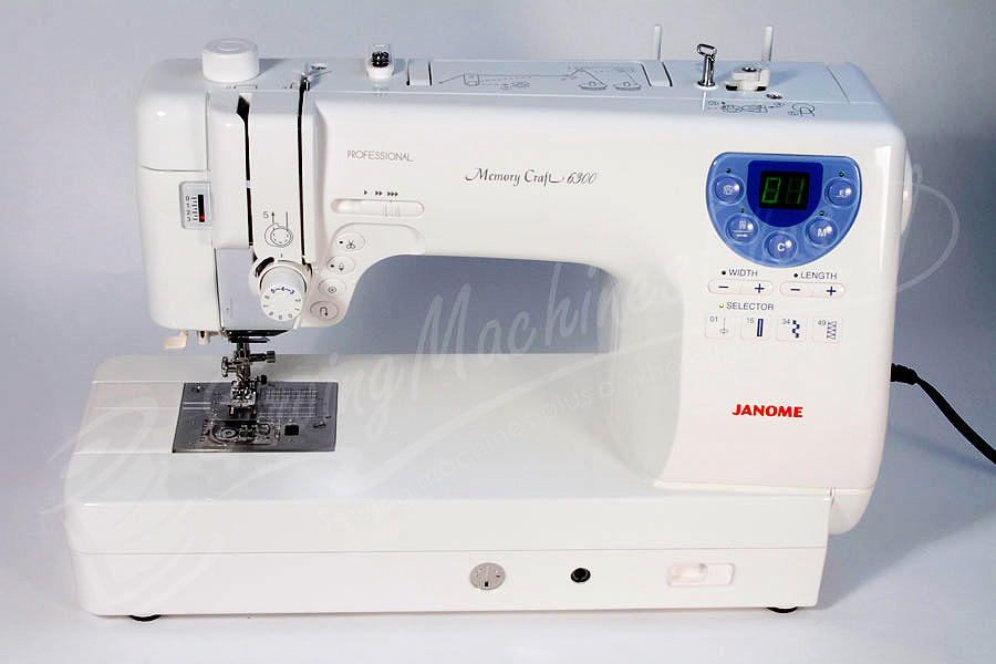 Janome MC 6300P Professional Heavy Duty Computeri Sewing Machine Free
