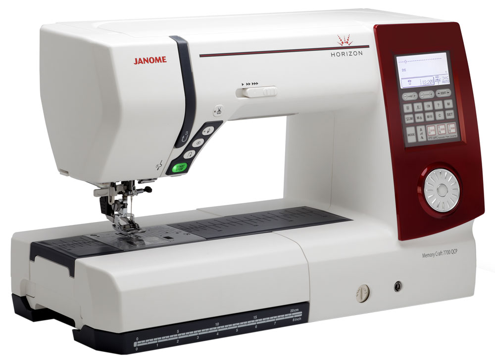 Janome Horizon 7700 QCP Computer Sewing & Quilting Machine