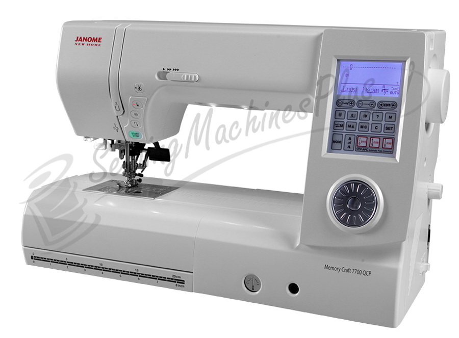 Janome New Home Memory Craft 7700QCP Sewing & Quilting Machine