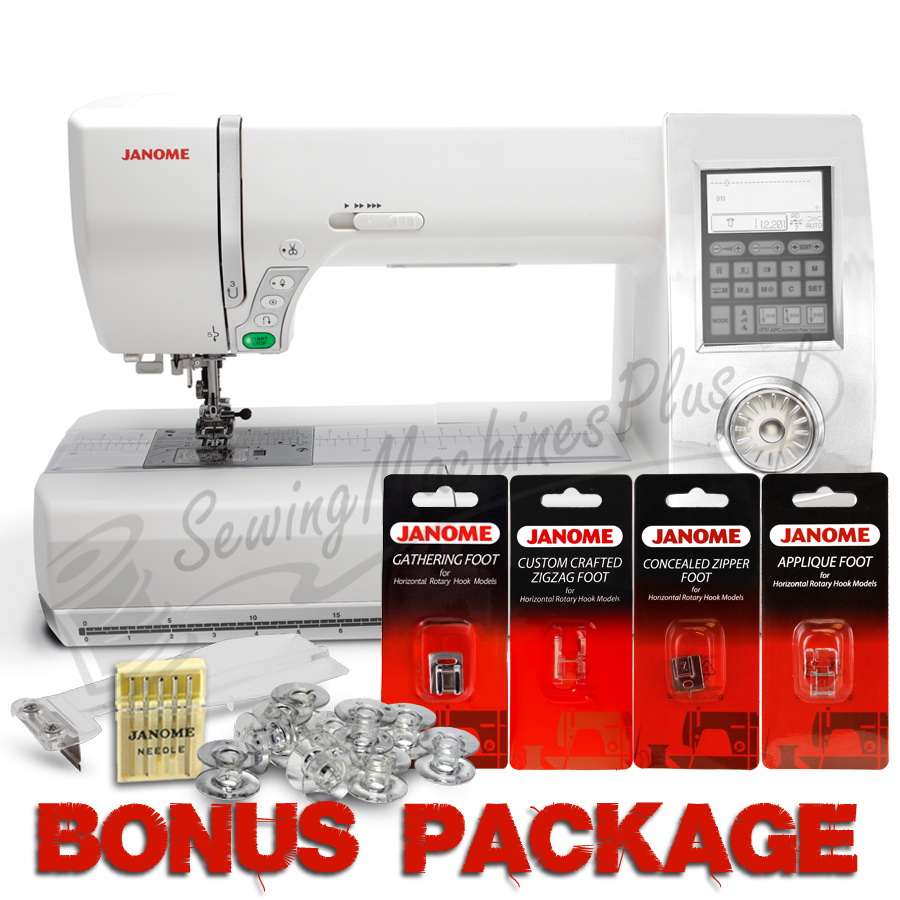 Janome New Home Memory Craft 7700QCP Sewing and Quilting Machine