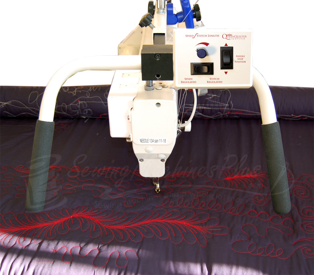 Queen Quilter 18” Long Arm Machine w/ Stitch Regulator & Frame