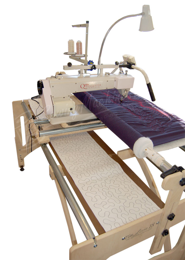Queen Quilter 18” Long Arm Machine w/ Stitch Regulator & Frame