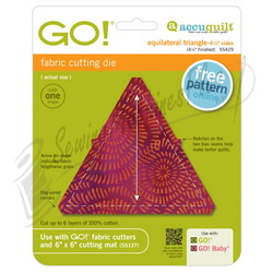 Accuquilt GO! Equilateral Triangle-4 1/2" Sides 4 1/4" Finished - 55429