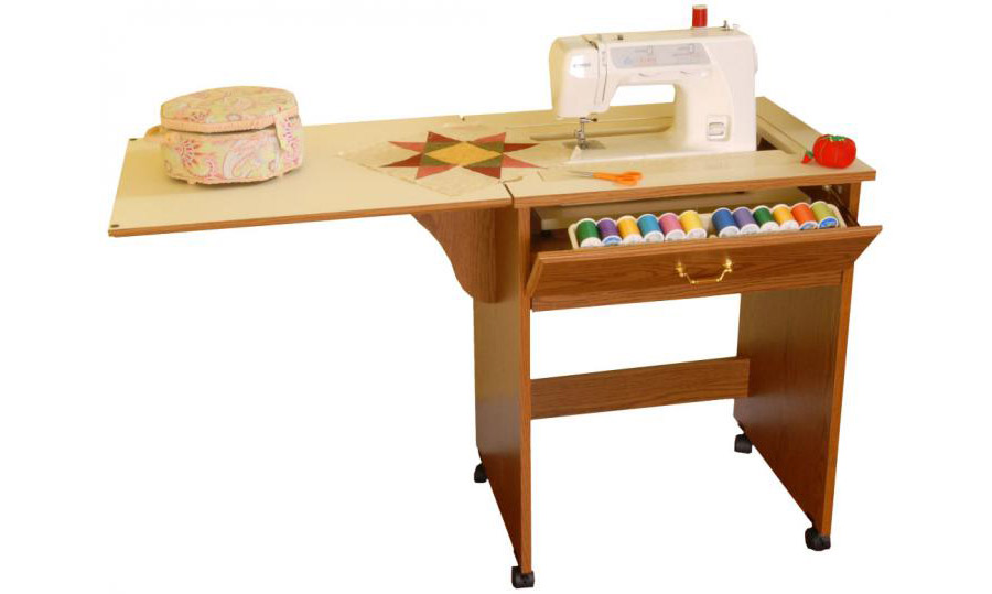 Arrow 98100 Compact Sewing Cabinet - oak finish
