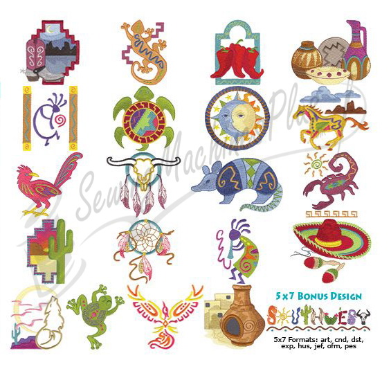 Dakota collectibles southwest embroidery designs  970256