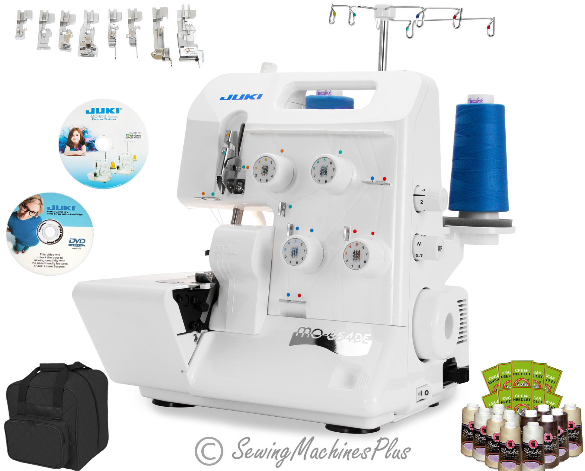 Juki Pearl Line MO 654DE 2 3 4 Thread Serger w Bonus Package EXTRAS eBay