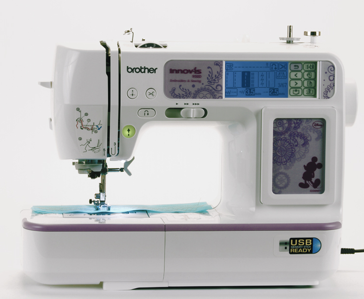 Brother "Disney" 950D Sewing machine & Embroidery unit package + extras