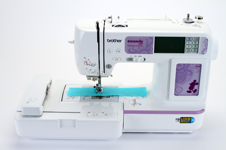 Brother "Disney" 950D Sewing machine & Embroidery unit package + extras