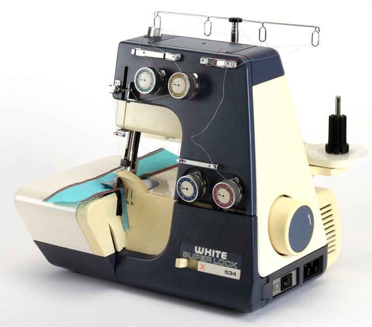 White Superlock Super Lock Serger Sewing Machine 534W G in Excellent