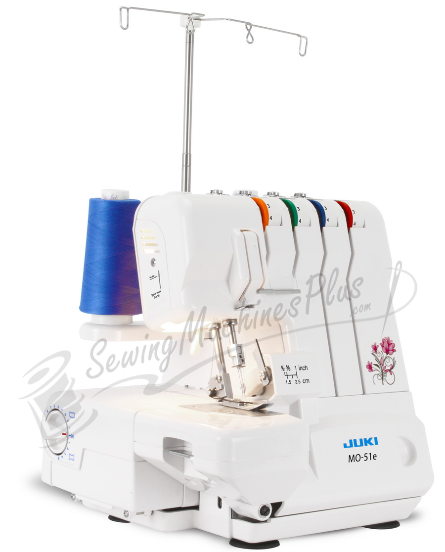 Juki MO51e, 2Needle, 3/4 Thread Overlock with Automatic Rolled