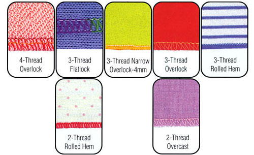 Serger Stitch Types