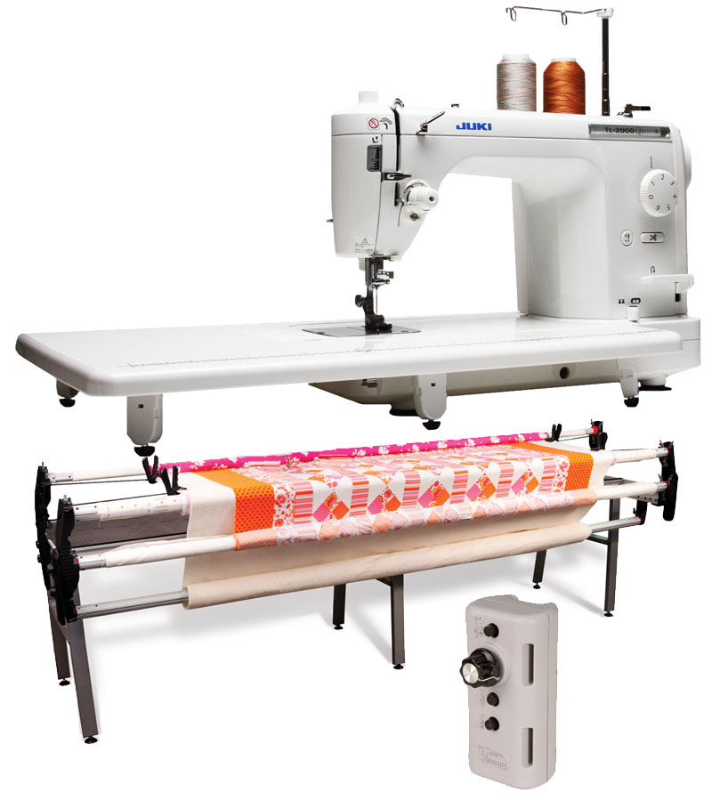 Juki TL2000Qi 9" Long Arm Quilting Machine, Grace Pinnacle Aluminum