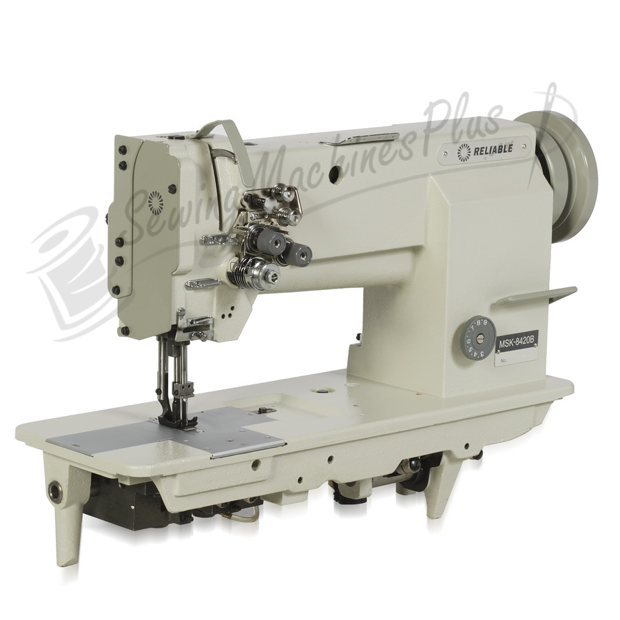 Reliable MSK8420B Two Needle, Compound Feed Walking Foot Sewing