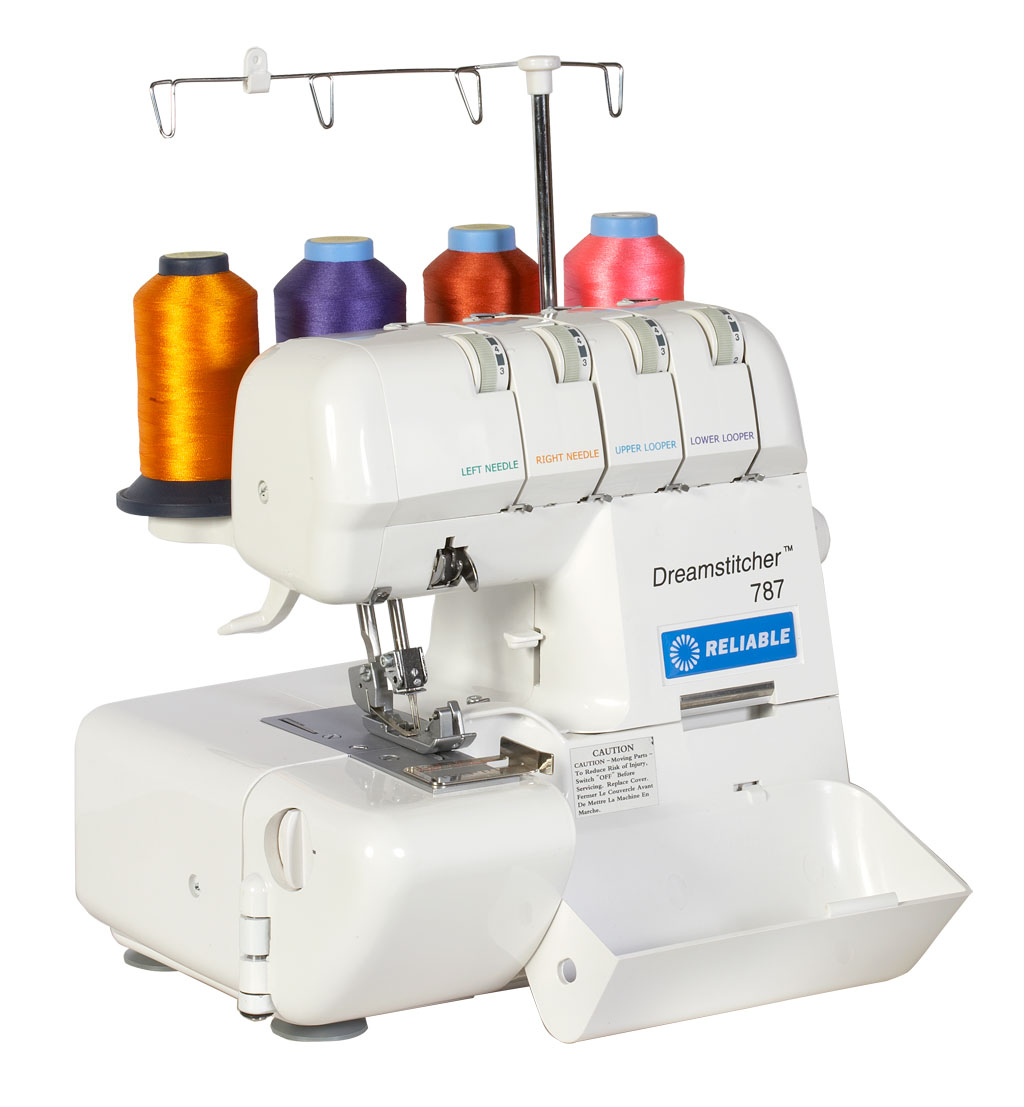 Reliable Dreamstitcher 787 Portable 2/3/4 Thread Overlock Machine