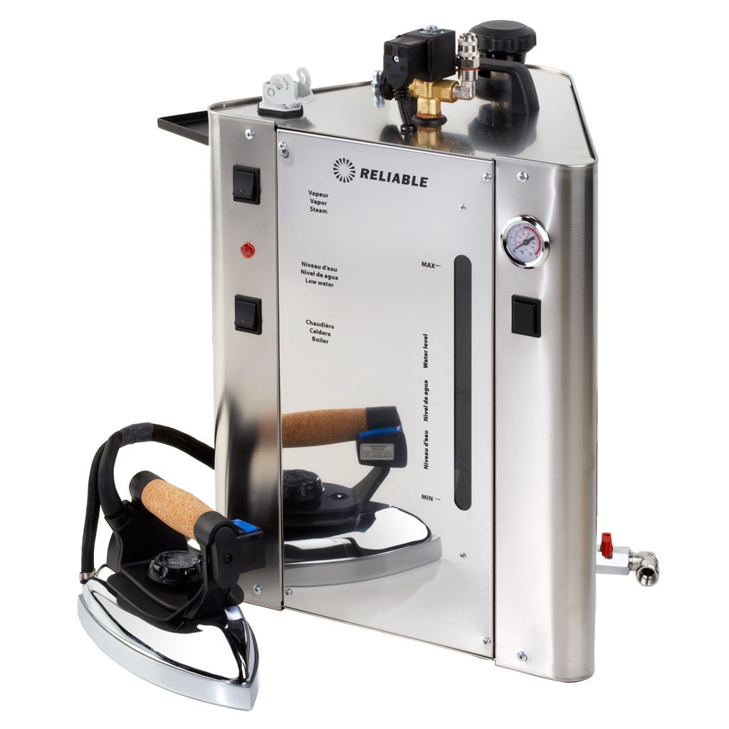 Reliable 7000IS Professional Stainless Steel One Iron Steam Boiler AND Iron