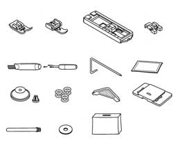Talent Sewing Machine Included Accessories.