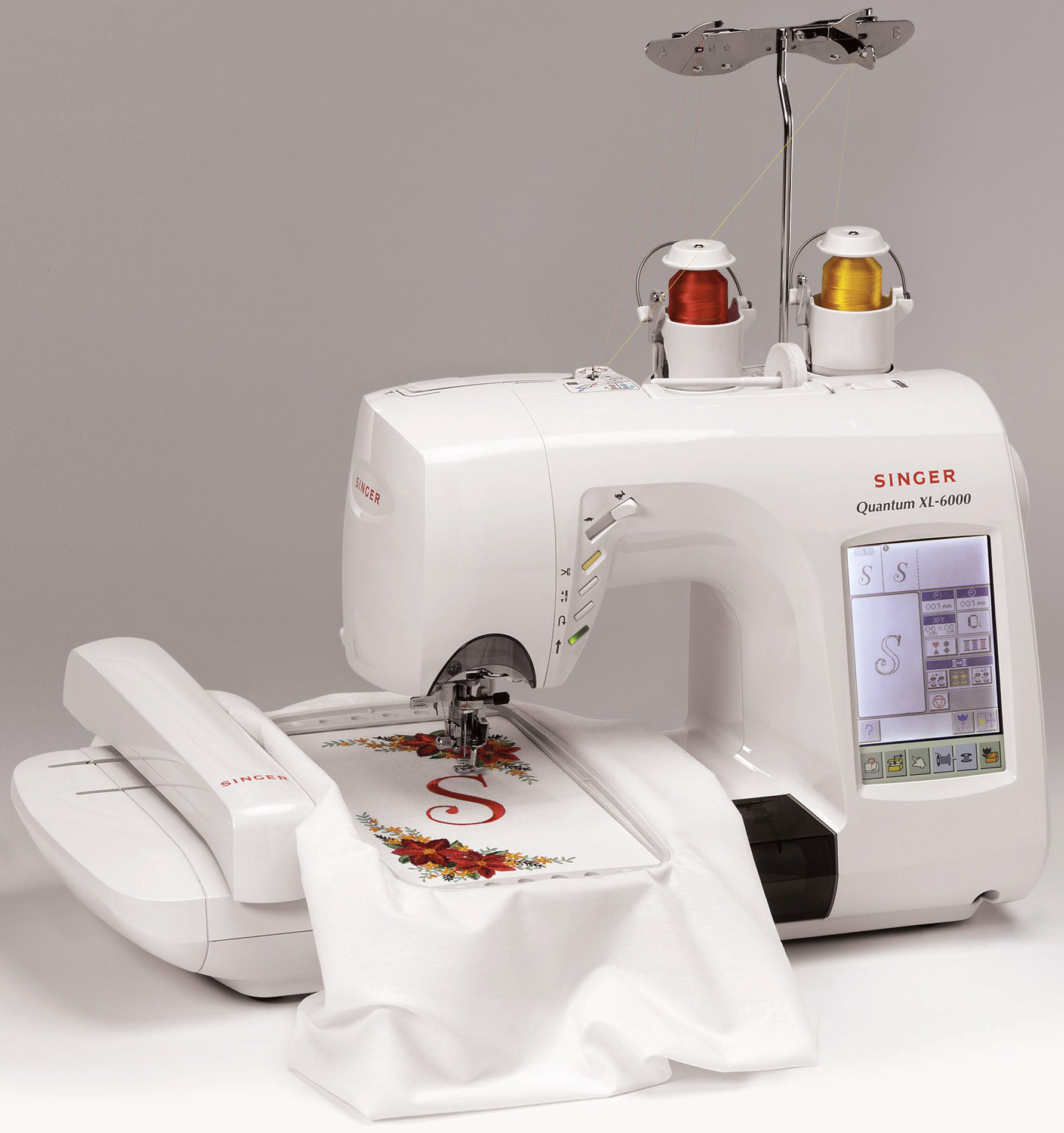 Singer Quantum XL6000 FREE Workbook, Inst. DVD, 3900 Designs, Cont
