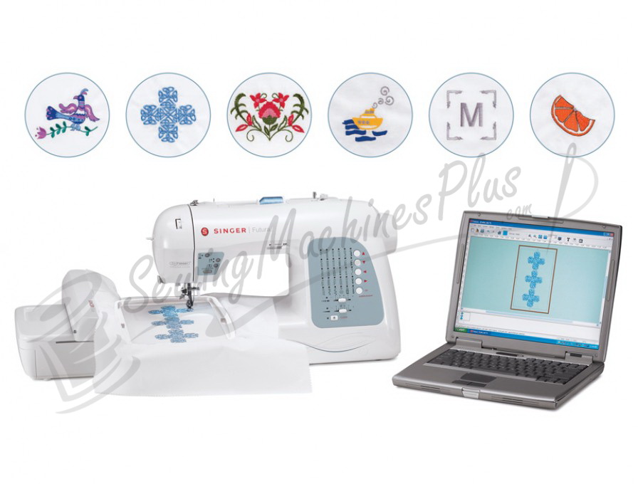 Singer Futura XL400 Sewing & Embroidery Machine 3900 Designs FREE