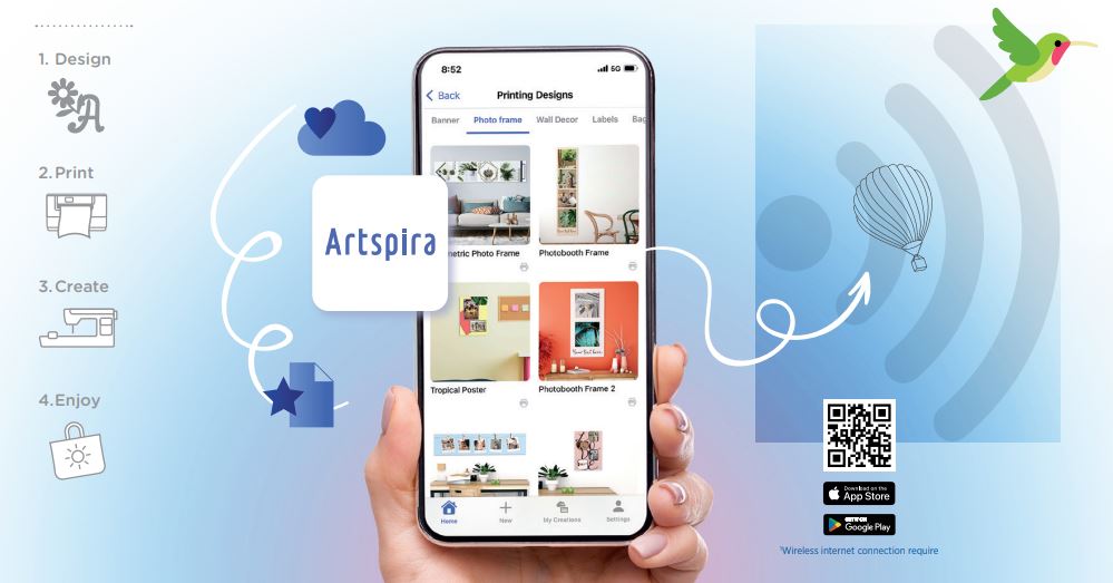 artspira phone app connection