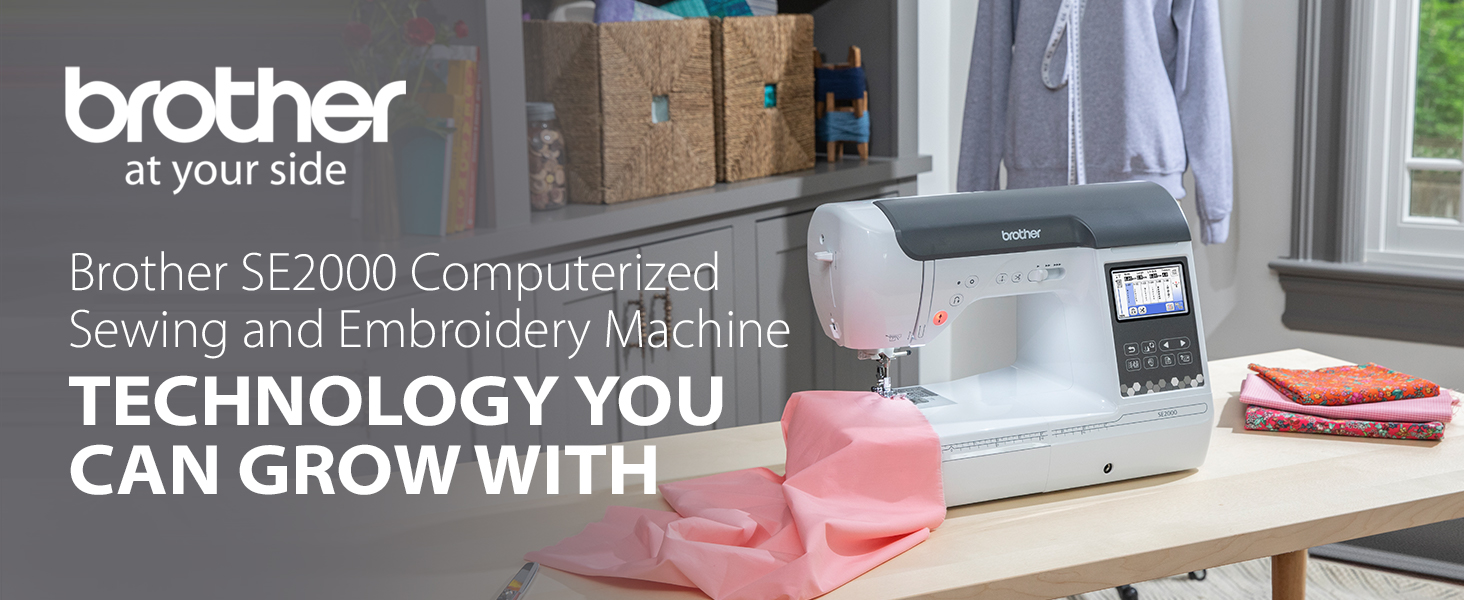 Brother SE700 Computerized Sewing and Embroidery Machine with Artspira App