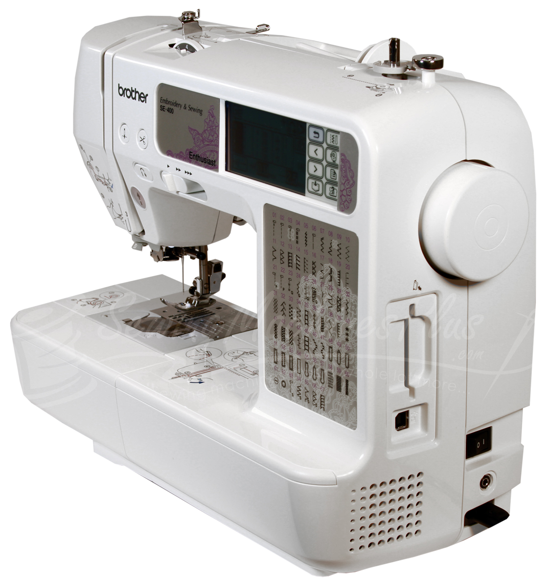 Brother SE400 Sewing Embroidery Machine with Computer Connectivity