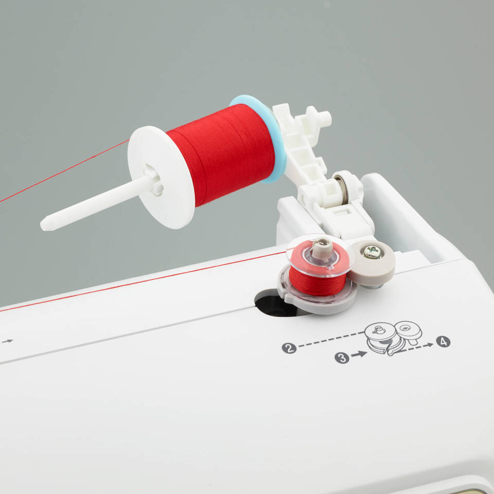 Bobbin Winder, Automatic Bobbin Winder for Sewing, Portable Bobbin Winder  Machine Electrical Fast with Thread Guide, Spool Stand, Mounting Plate for