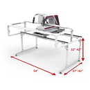 Grace Q-Zone Hoop Quilting Frame Works with Most Any Domestic Machine