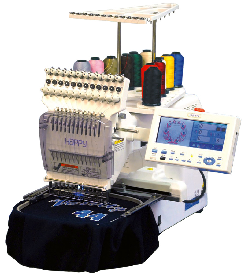 Happy Embroidery Machine - YouTube