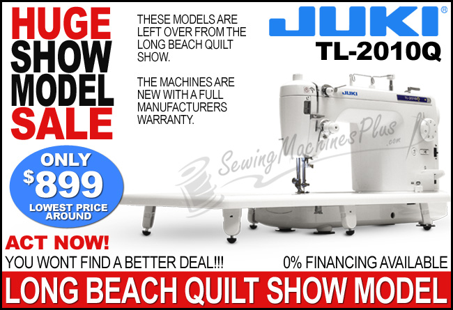 Juki TL 2010Q Long Arm Sewing & Quilting Machine (SHOW MODEL)