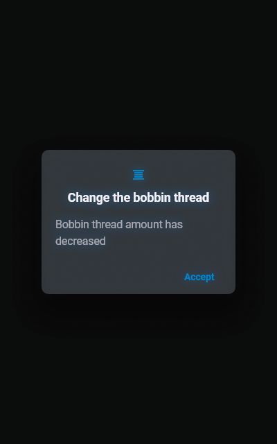 bobbin notification