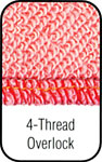 4 Thread Overlock Stitch.
