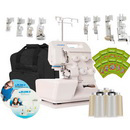 Juki Pearl Line MO-654DE 2/3/4 Thread Serger BONUS PACKAGE