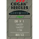 Organ - DBx1, 16x257, 16x231 Industrial Needles Size 80/12 (10pk)
