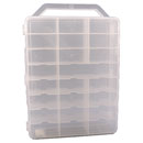 Nifty Notions Clear storage case with a 48-spool capacity