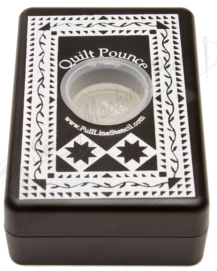 Ultimate Quilt Pounce Stencil Transfer Pad with Iron Off Chalk Powder.