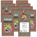 Organ Universal Needles for household machines - pack of 100