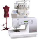 Combo - Singer Quantum 9920 Sewing Machine, Nancy EZ Lock Serger, & Dress Form