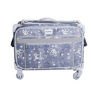 Tutto X-Large Machine on Wheels Silver with Daisies