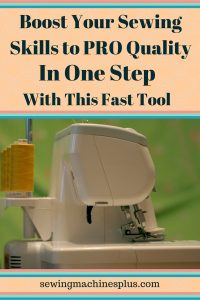 Serge your way to becoming a sewing pro with a serger in your sewing room.