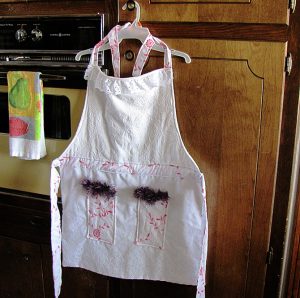 Elegant upscale apron