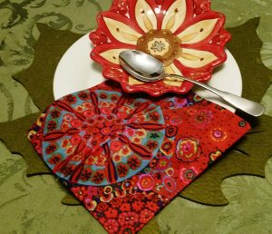 Beautiful 8 x 8 inch napkins ready for your next meal or party.