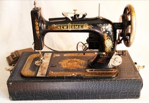 Can you picture someone casually sewing on one of these now?