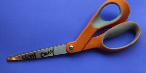 These are the scissors you hide.