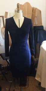 Tahari dress with new neckline and sleeves.